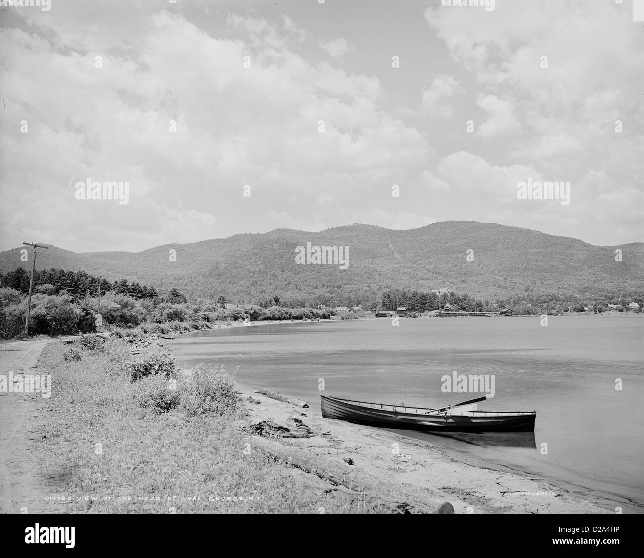 Blick an der Spitze des Lake George, N.Y. [zwischen 1900 und 1906] Stockfoto