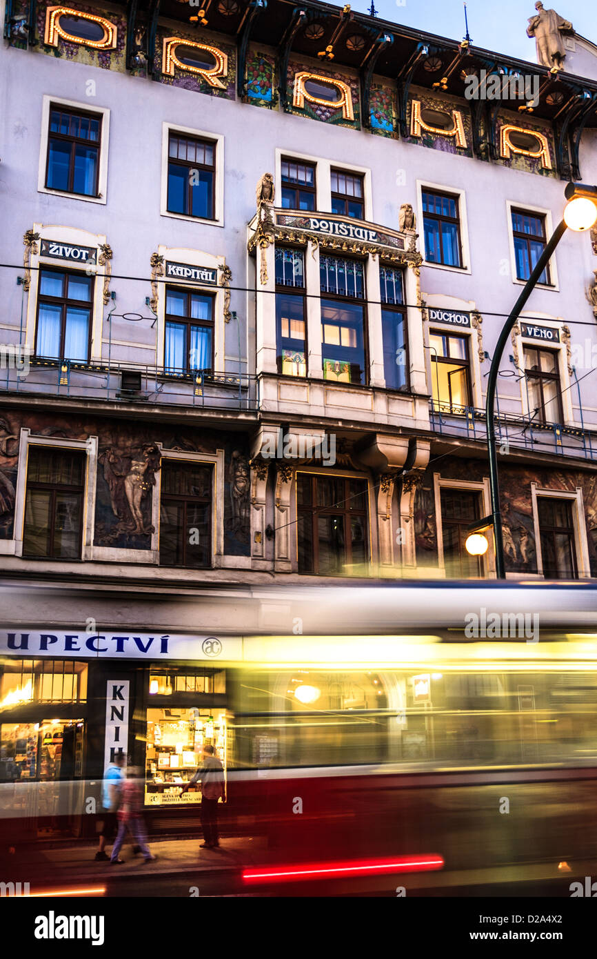 Das Divadlo Viola-Theater in Prag Stockfoto