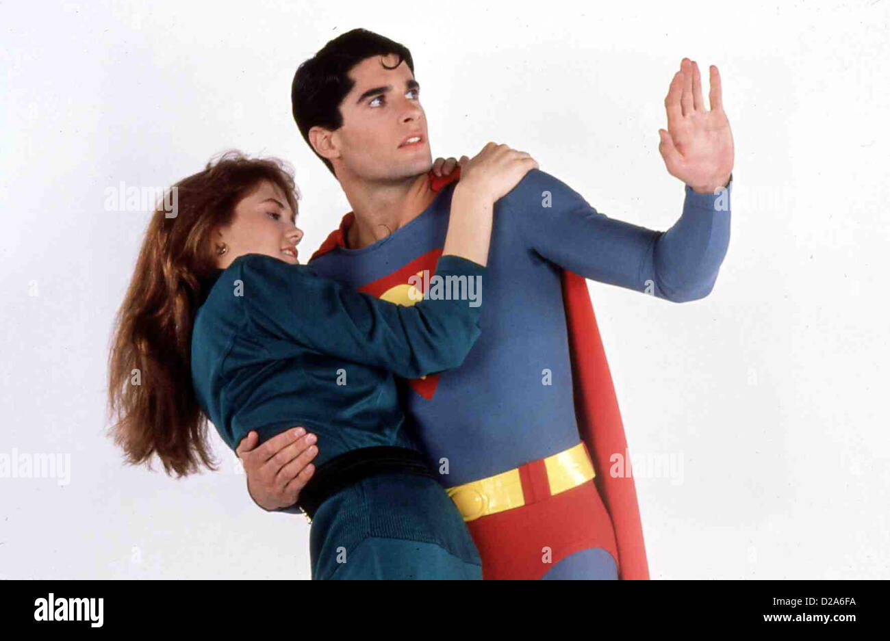 Superboy Superboy Lana Lang (Stacy Haiduk), Superboy (John Haymes Newton) *** lokalen Caption *** 1988-- Stockfoto