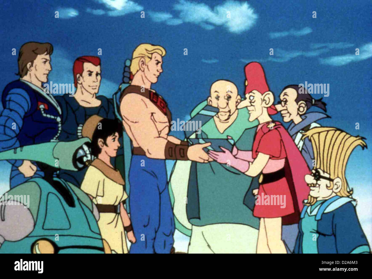 Planet Der Affen Planet Affen Linda Harrison Charlton Heston Zusammen Mit der Huebschen Nova (Linda Harrison) sich Taylor Stockfoto