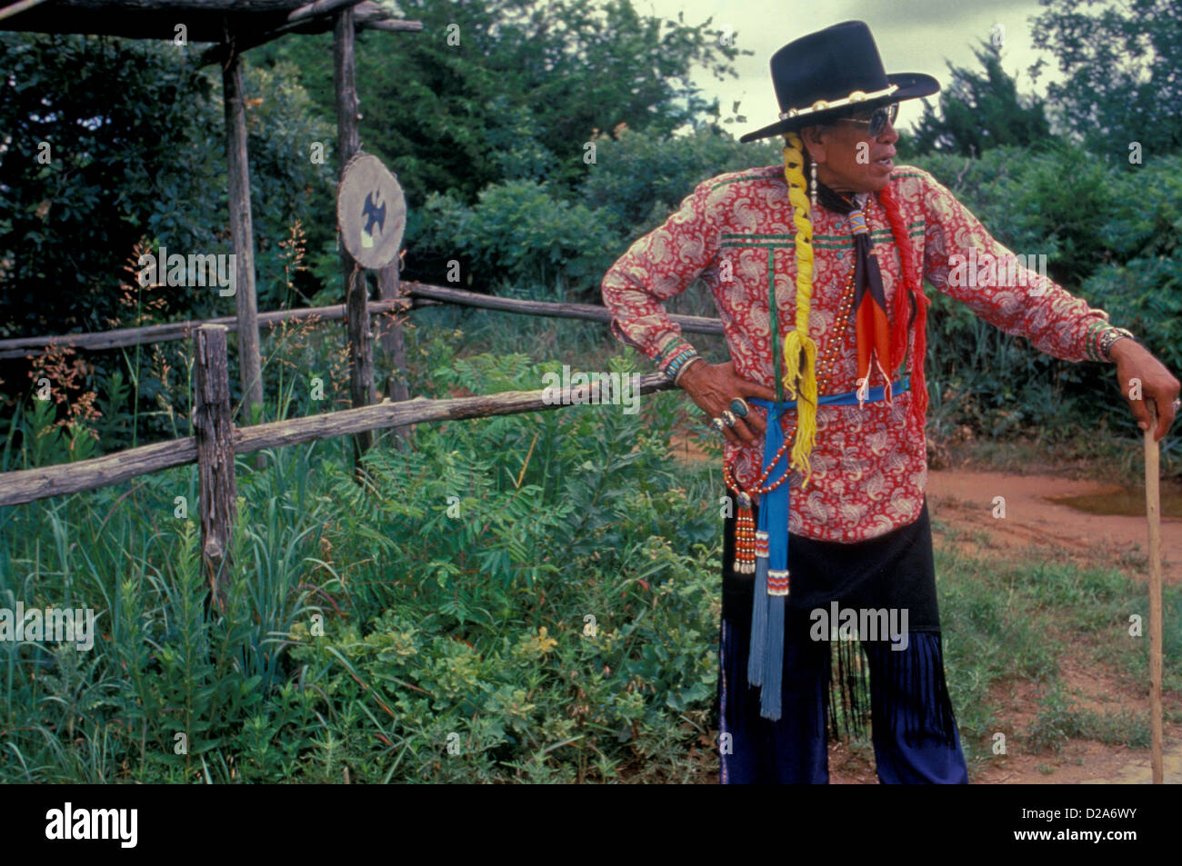 Oklahoma. Schwarze Indianer. Stockfoto