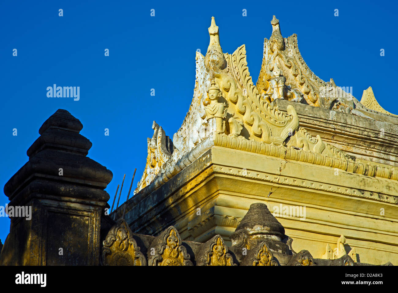 Mahar Aung Mye Bon Kloster San, INNWA, Stockfoto