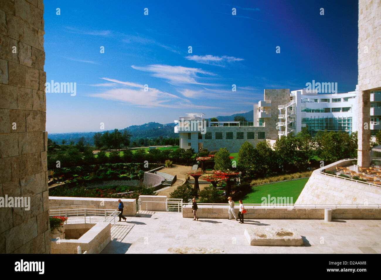 Kalifornien. Los Angeles. Getty Museum. Stockfoto