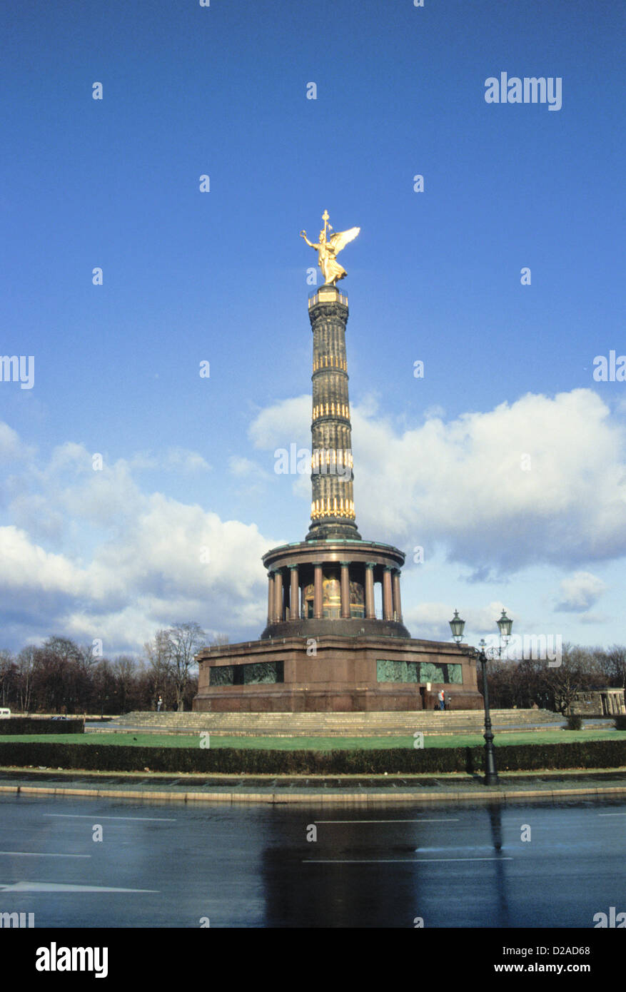 Deutschland, Berlin. Geflügelte Sieg Statue Stockfoto