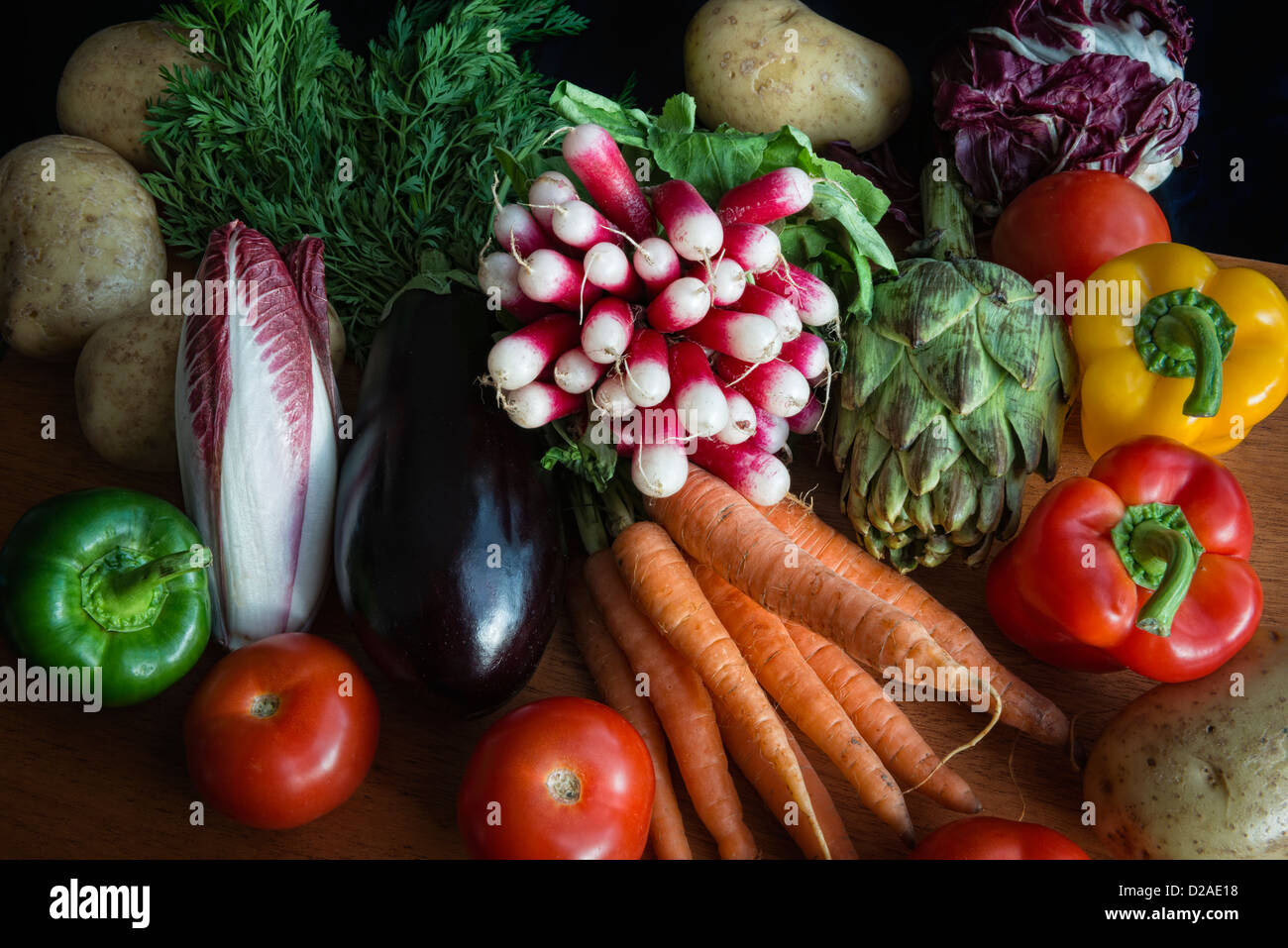 Frisches Gemüse Stockfoto