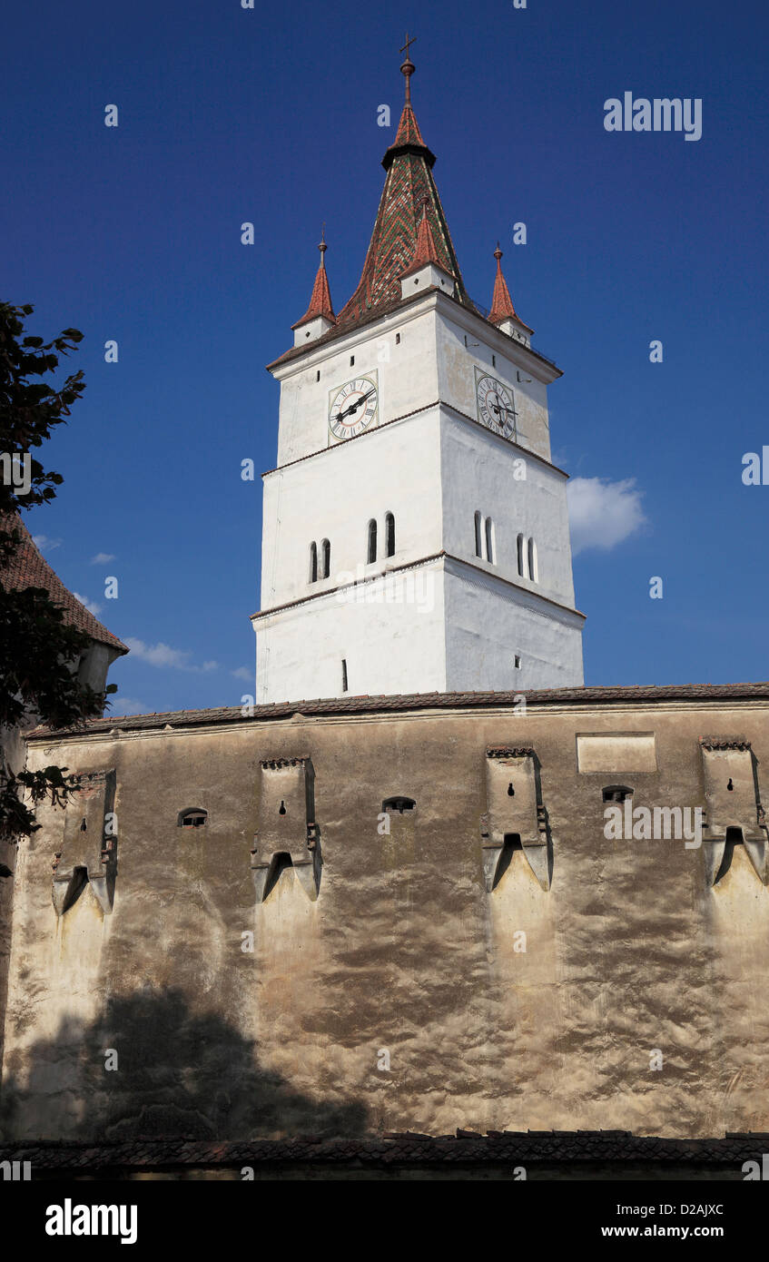 Harman, Honigberg, Szaszhermany ist eine Gemeinde in Braşov Grafschaft, Rumänien. Hier der Kirchenburg, ein UNESCO-Welterbe Stockfoto