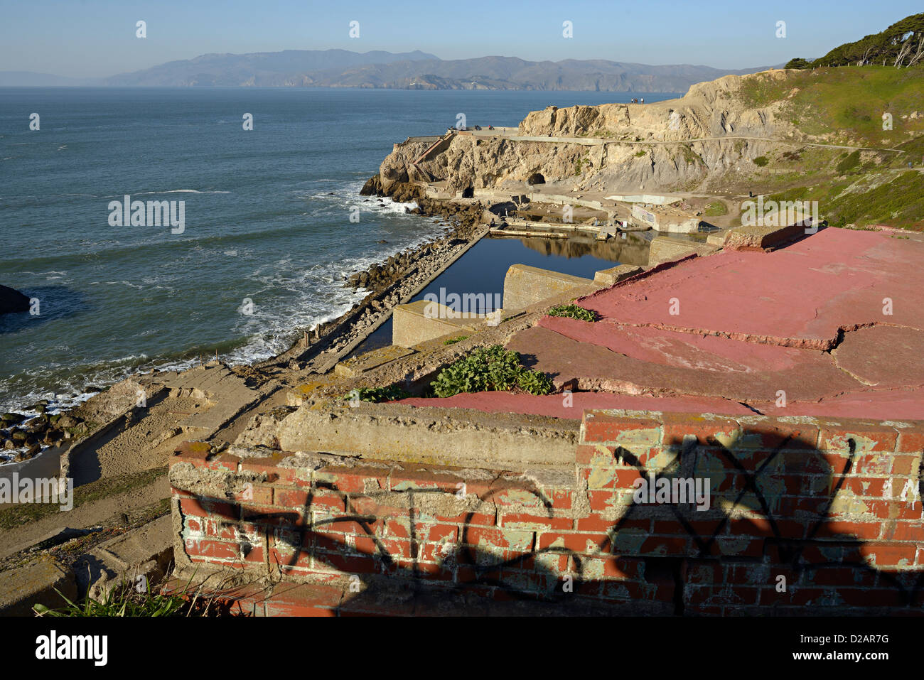 Sutro Bäder San Franciso Stockfoto