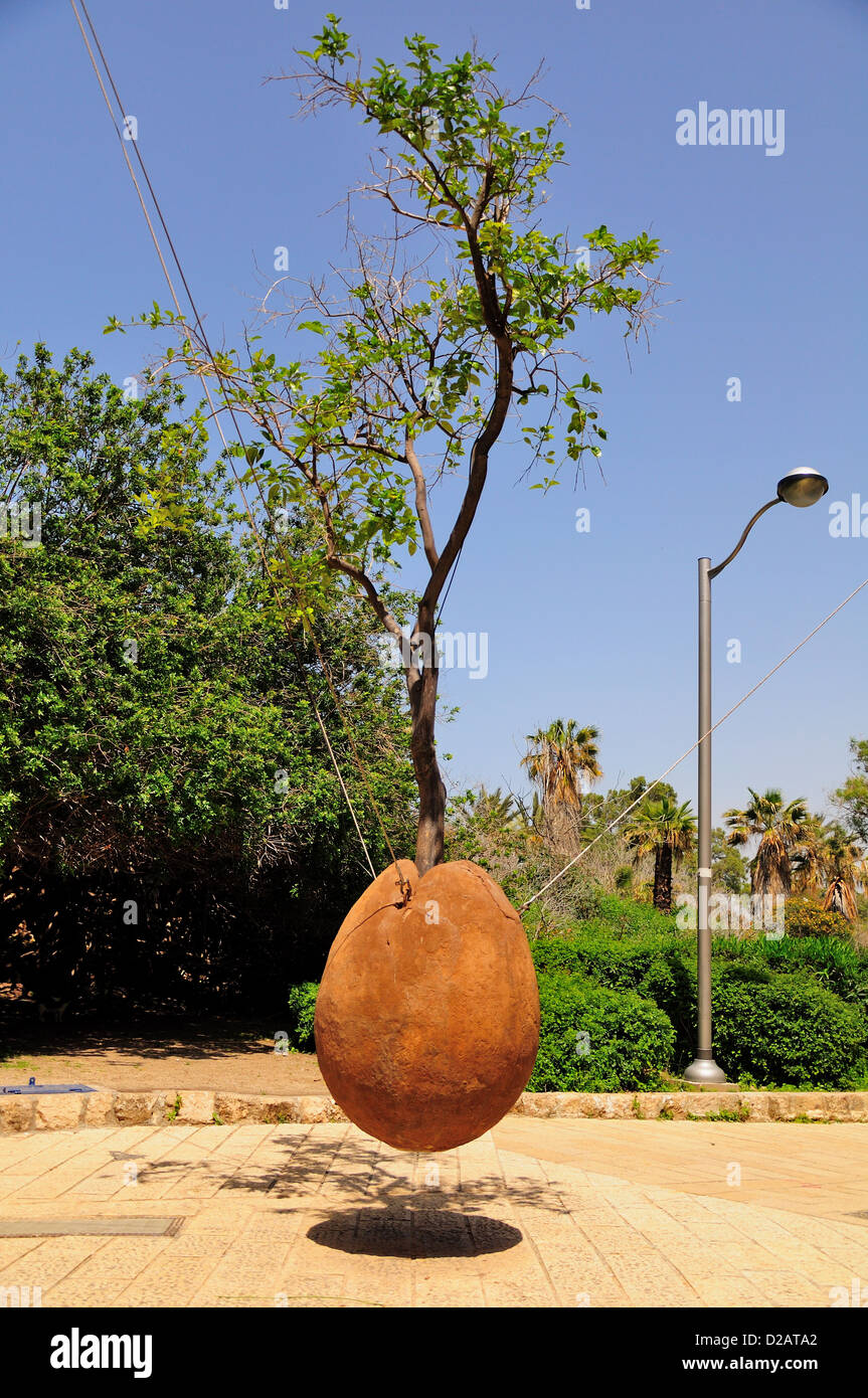 Schwebende Orangenbaum. Jaffa. Israel. Stockfoto