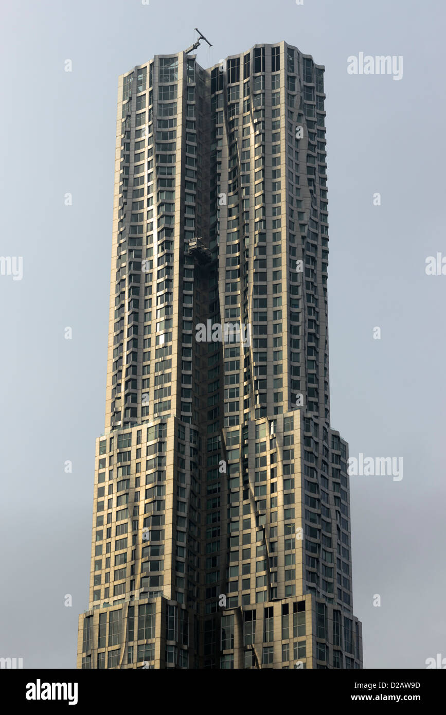 Beekman Tower entworfen von Frank Gehry, New York, USA Stockfoto