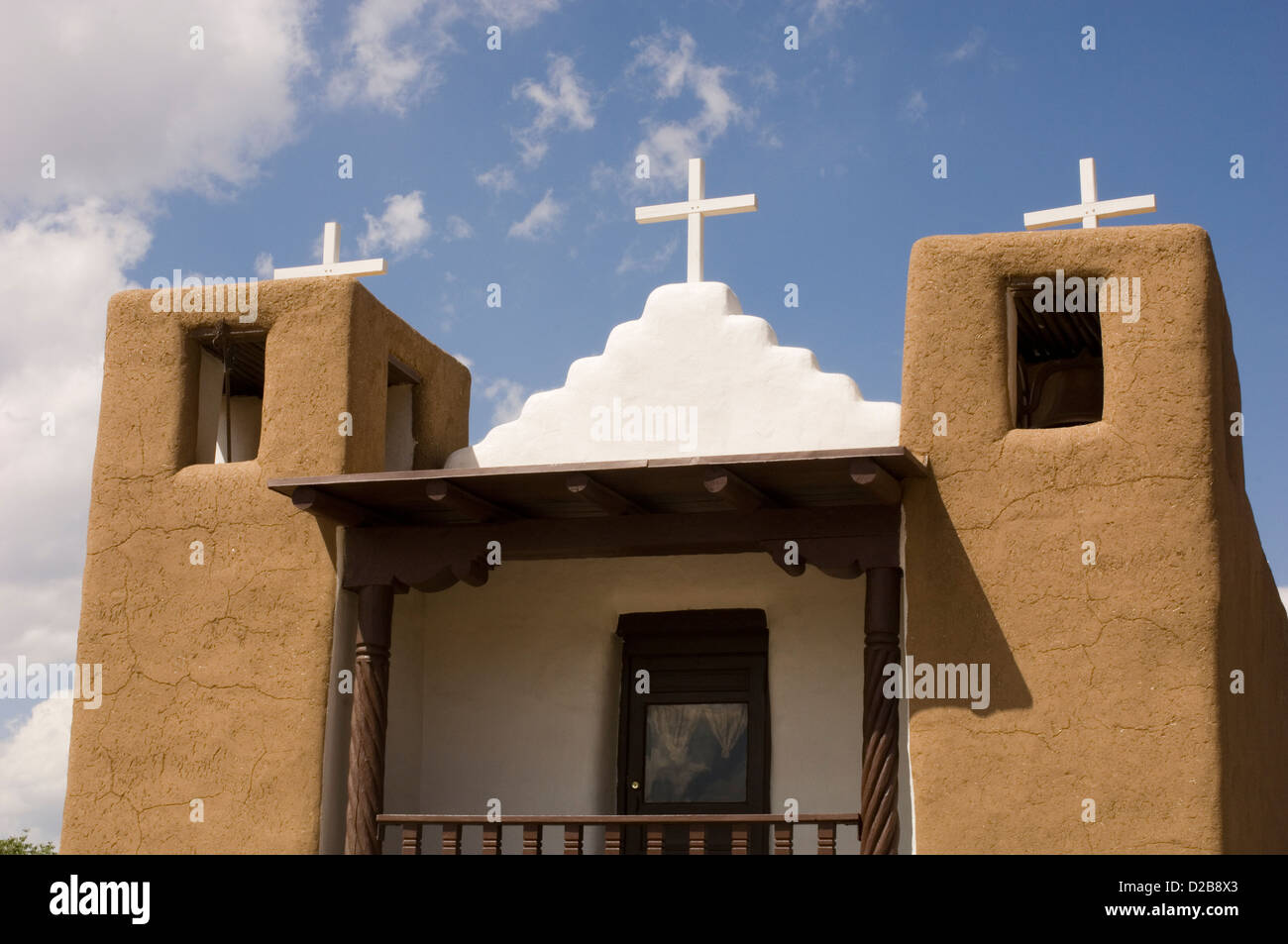 Kirche San Geronimo. Taos Pueblo, New Mexico. Gebaut im Jahre 1850