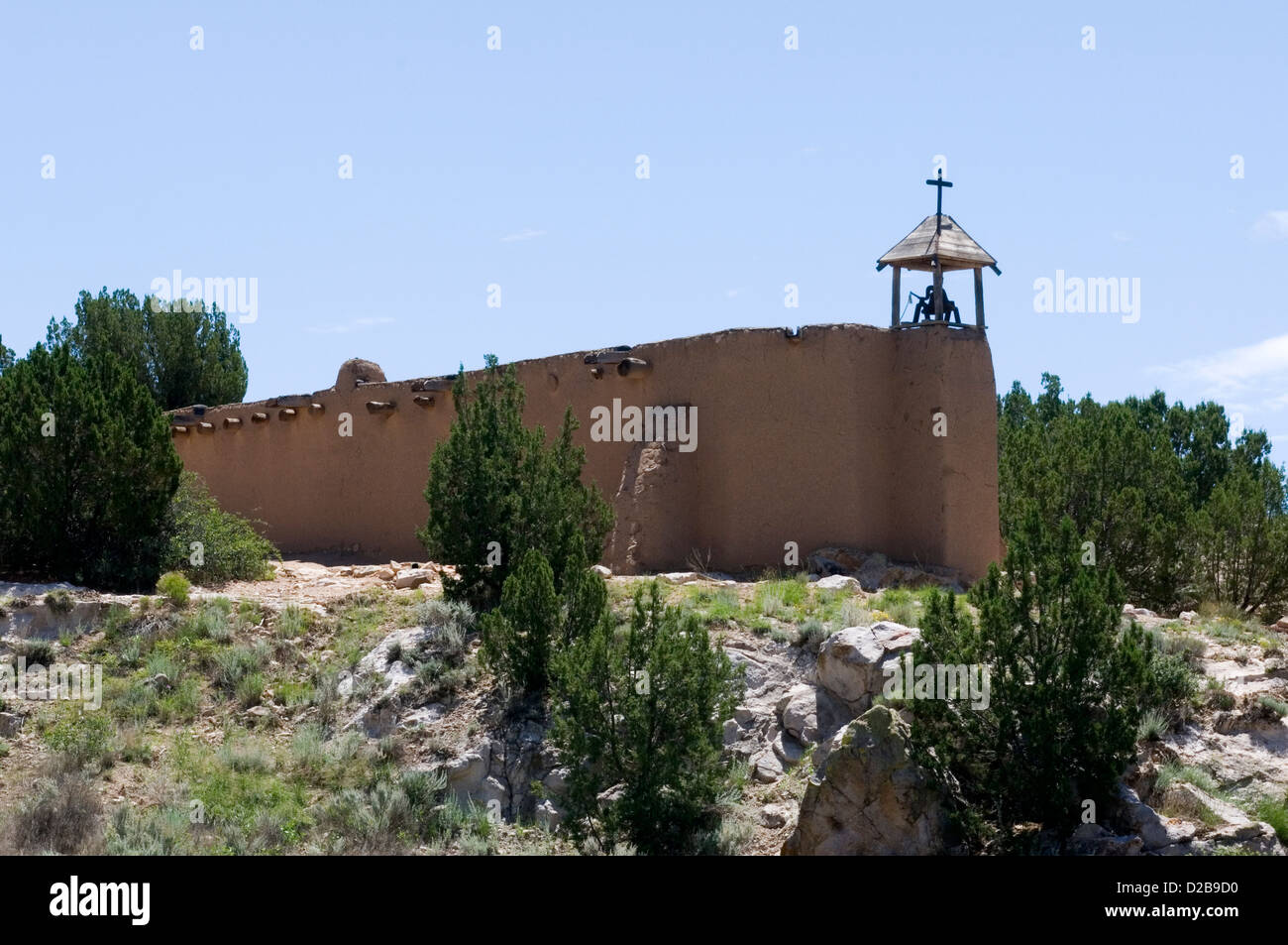 El Rancho De Las Golondrinas ist Living History Museum aus dem 18. Jahrhundert Spanisch kolonialen New Mexiko Süd Santa Fe war dies zuletzt Stockfoto