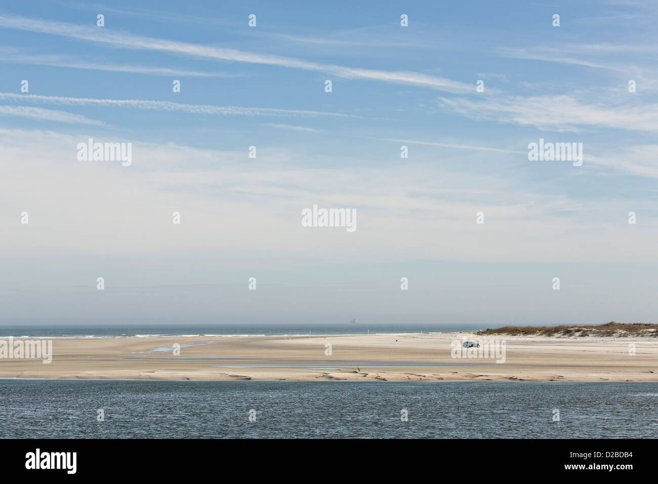 Strände von Little Talbot Island State Park Florida Stockfoto