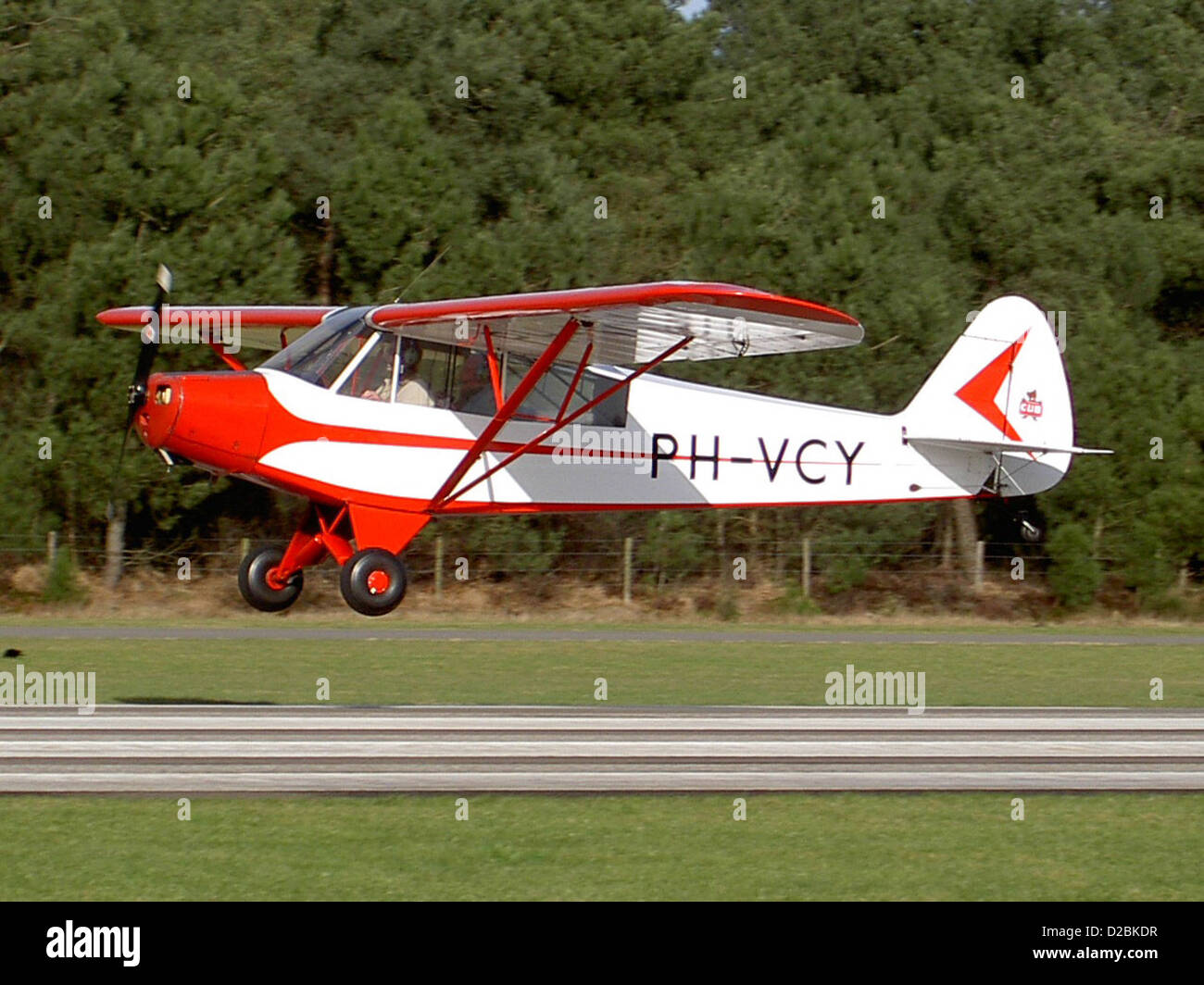 Piper PA-18-95 Super Cub, PH-VCY, Stockfoto