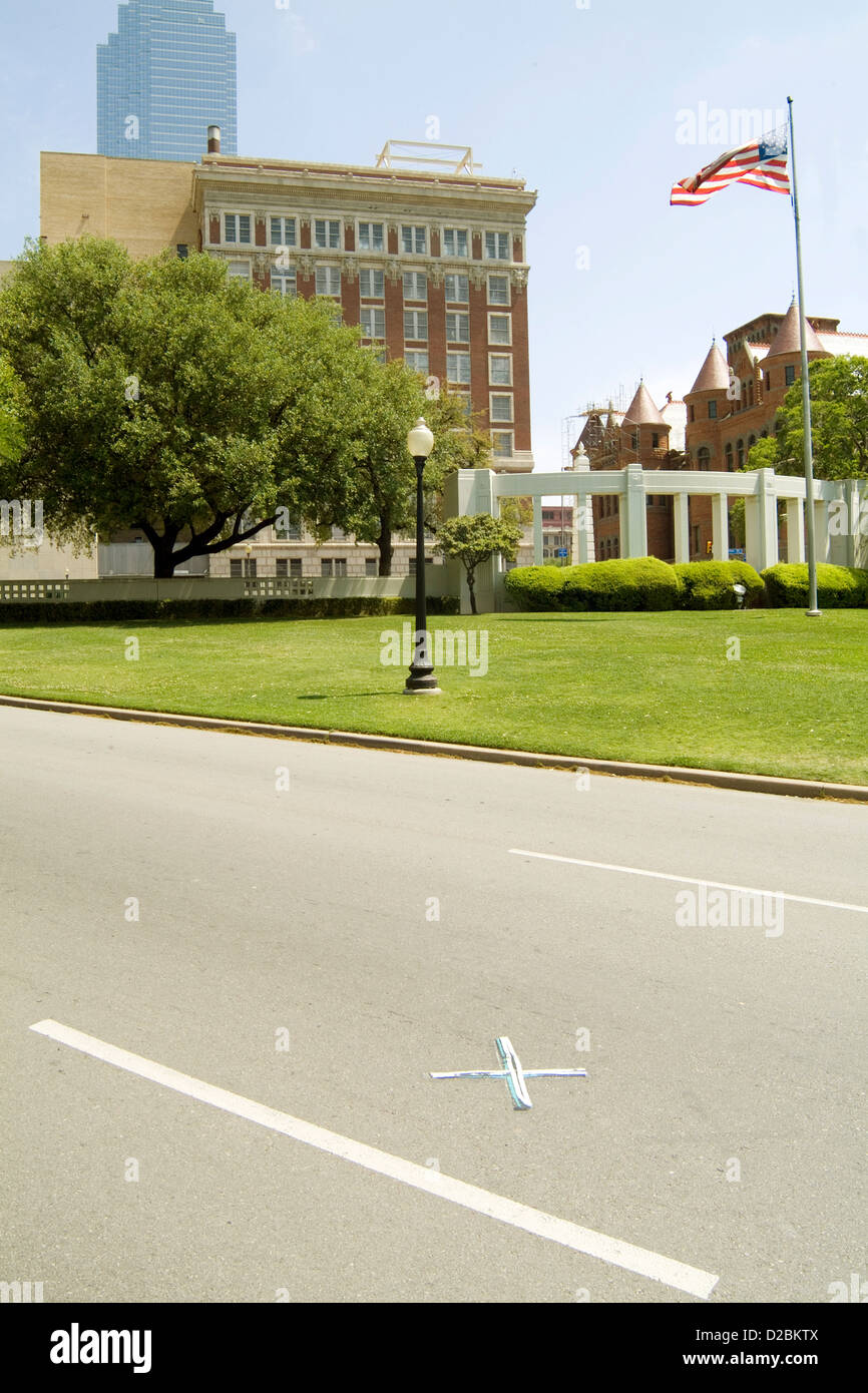 Texas, Dallas. Website der Kennedy-Ermordung. 22. November 1963 Stockfoto