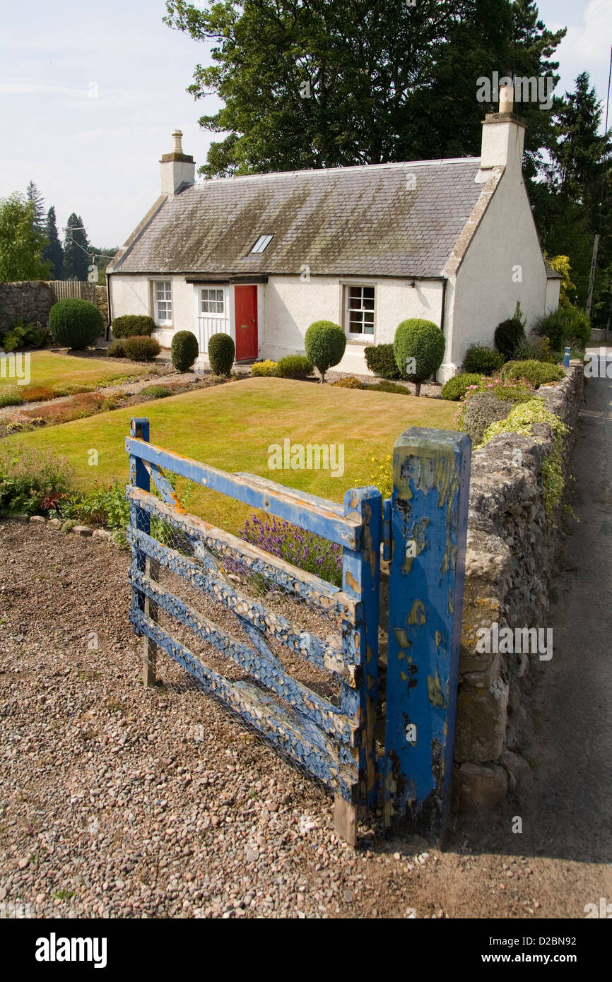 Typisches Haus In schottischen Highlands In Schottland Cawdor Stockfoto
