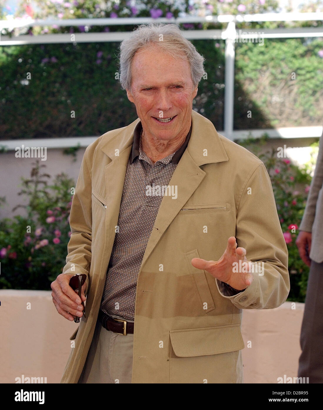 Filmfestspiele von CANNES FESTIVAL Palis De CLINT EASTWOOD Stockfoto