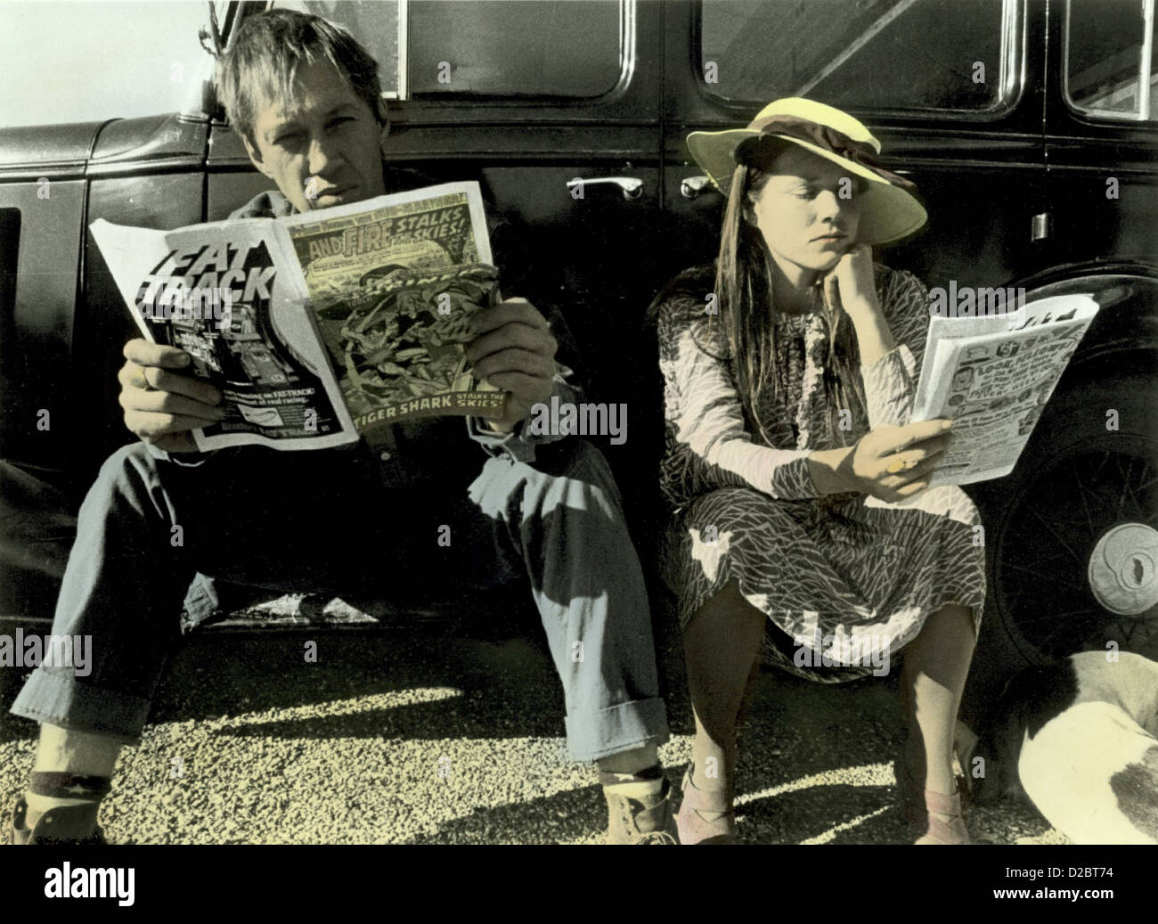 Sterben Sie Faust Der Rebellen Boxcar Bertha Szenenbild-- Stockfoto