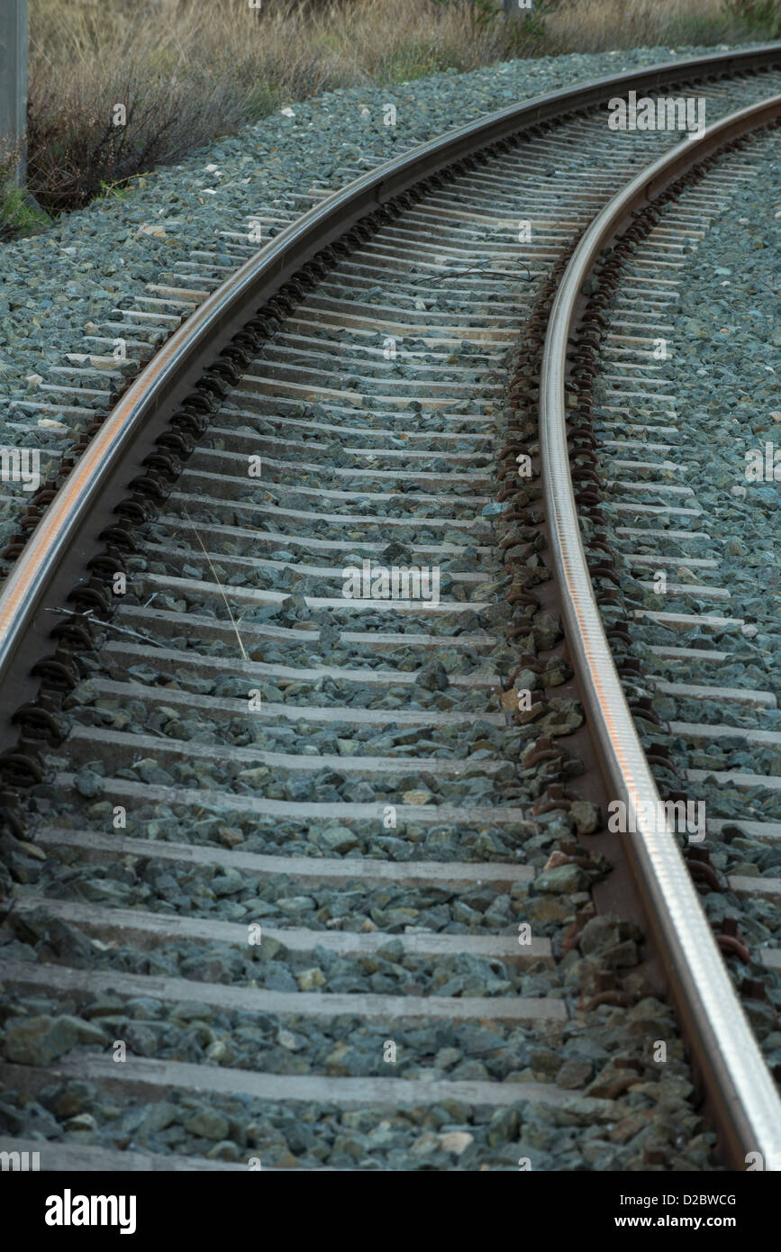 Eisenbahnstrecke Stockfoto