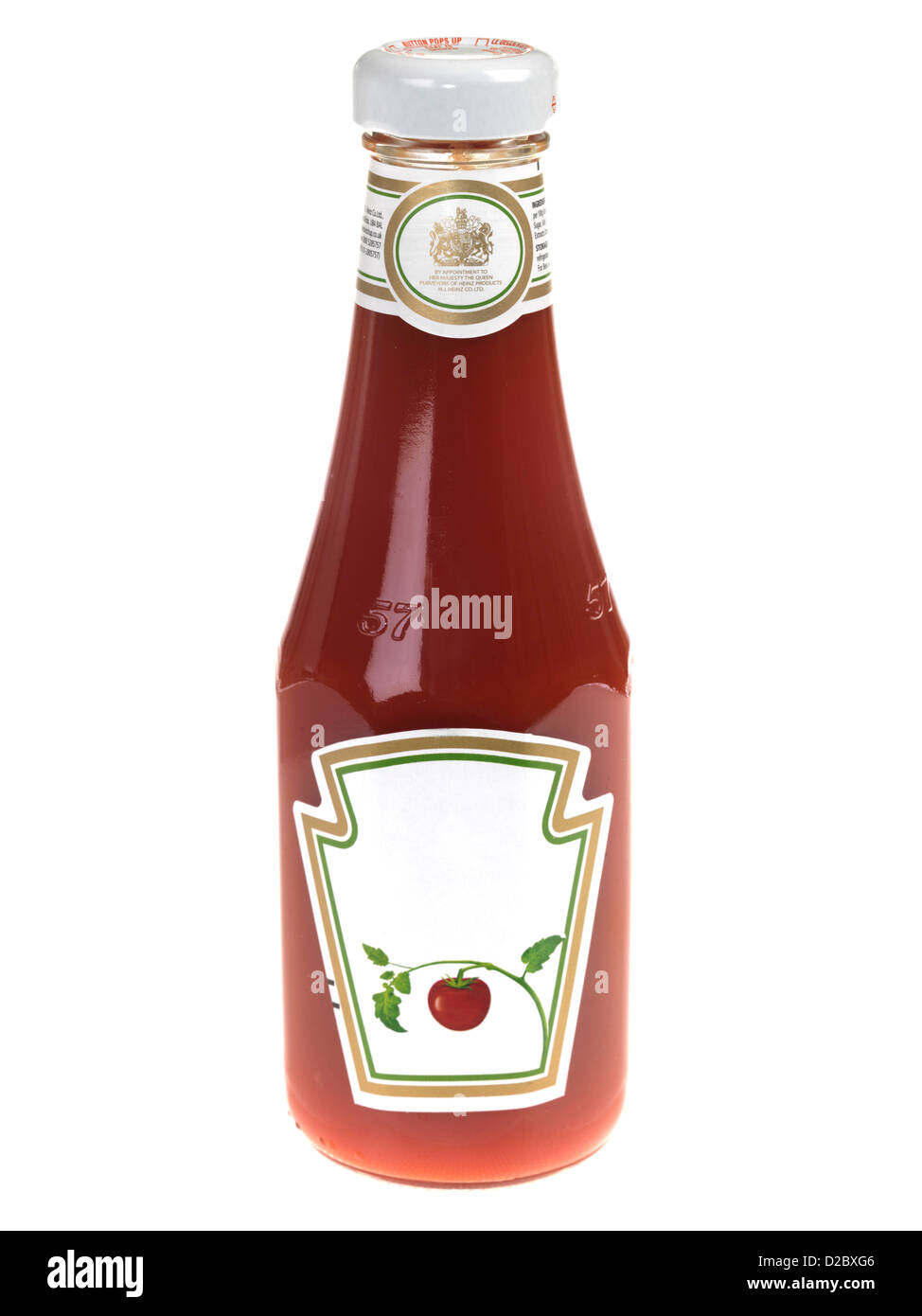 Kein Lärm-Tomaten-Ketchup-Flasche Stockfoto