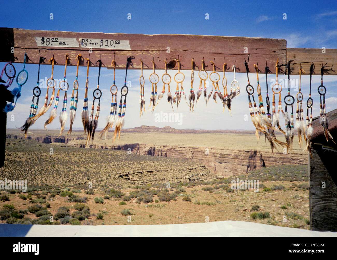 Coconino County, Arizona-Navajo-Nation. Navajo Handwerk Vertrieb Stockfoto