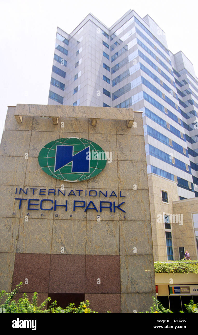 International Tech Park, Bangalore, Karnataka, Indien Stockfotografie