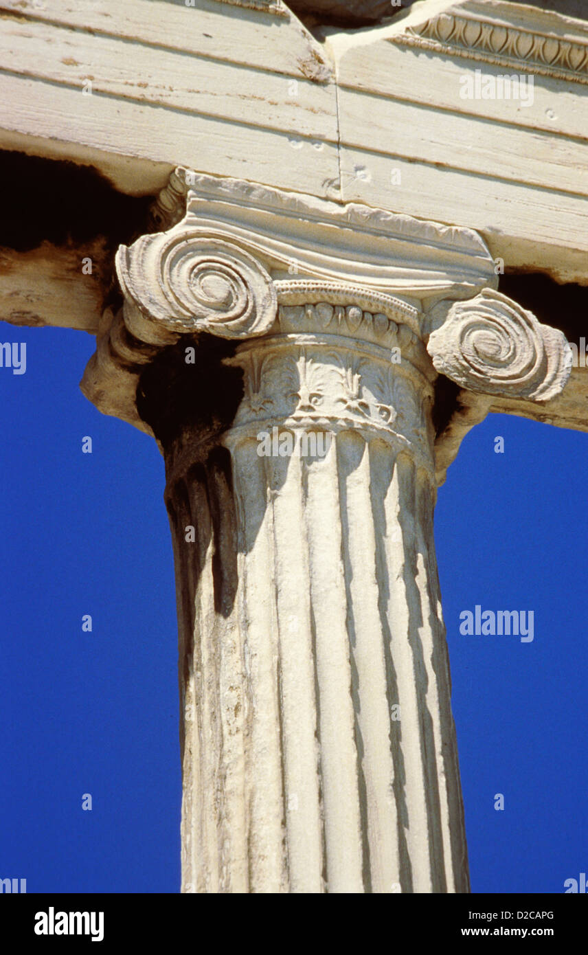 Griechenland, Athen, Akropolis, Erechtheion (Build 421-406 v. Chr.) Stockfoto