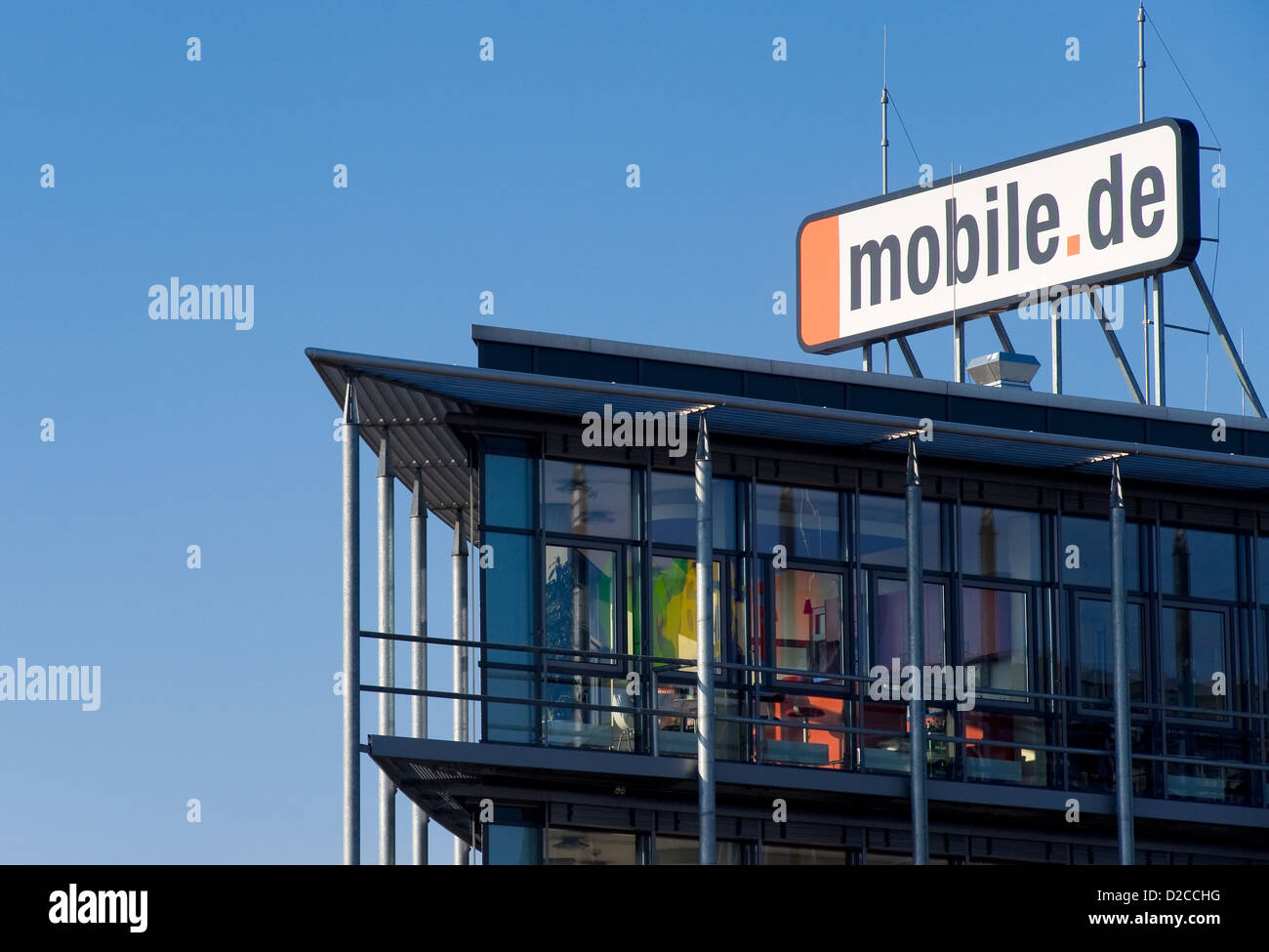 Kleinmachnow, Deutschland, Hauptsitz der mobile.de Europarc Dreilinden Stockfoto