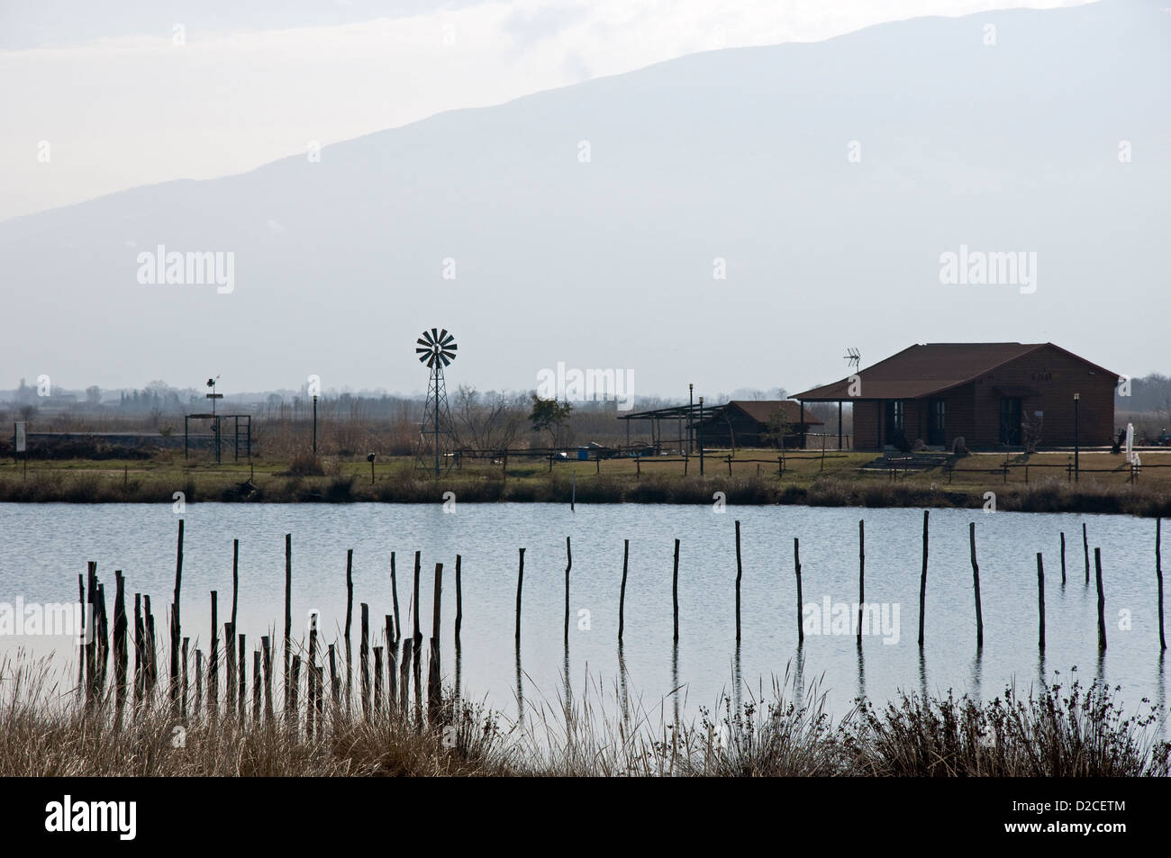 Naturschutzgebiet in Nei Pori (Mazedonien, Griechenland) Stockfoto