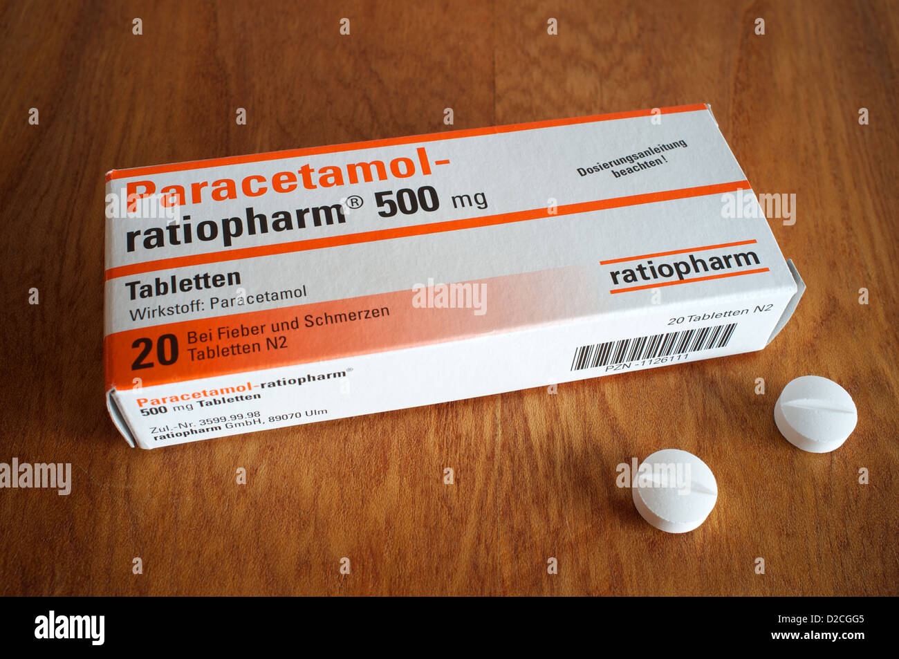 Wieviel Paracetamol 500 Am Tag www.alamy.de
