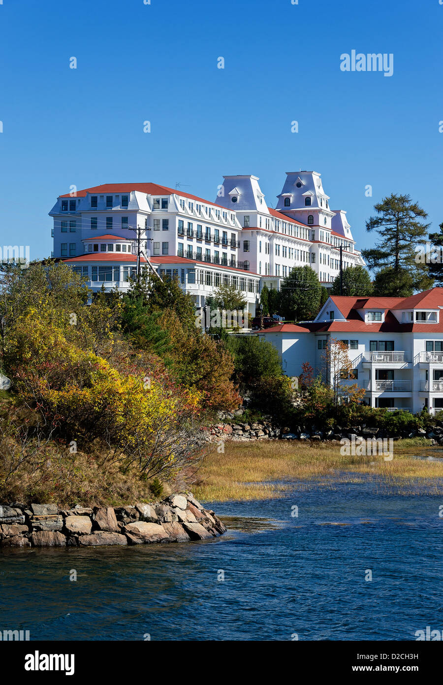 Die Wentworth am Meer (vormals The Hotel Wentworth), historischen Grandhotel in New Castle, New Hampshire, USA Stockfoto
