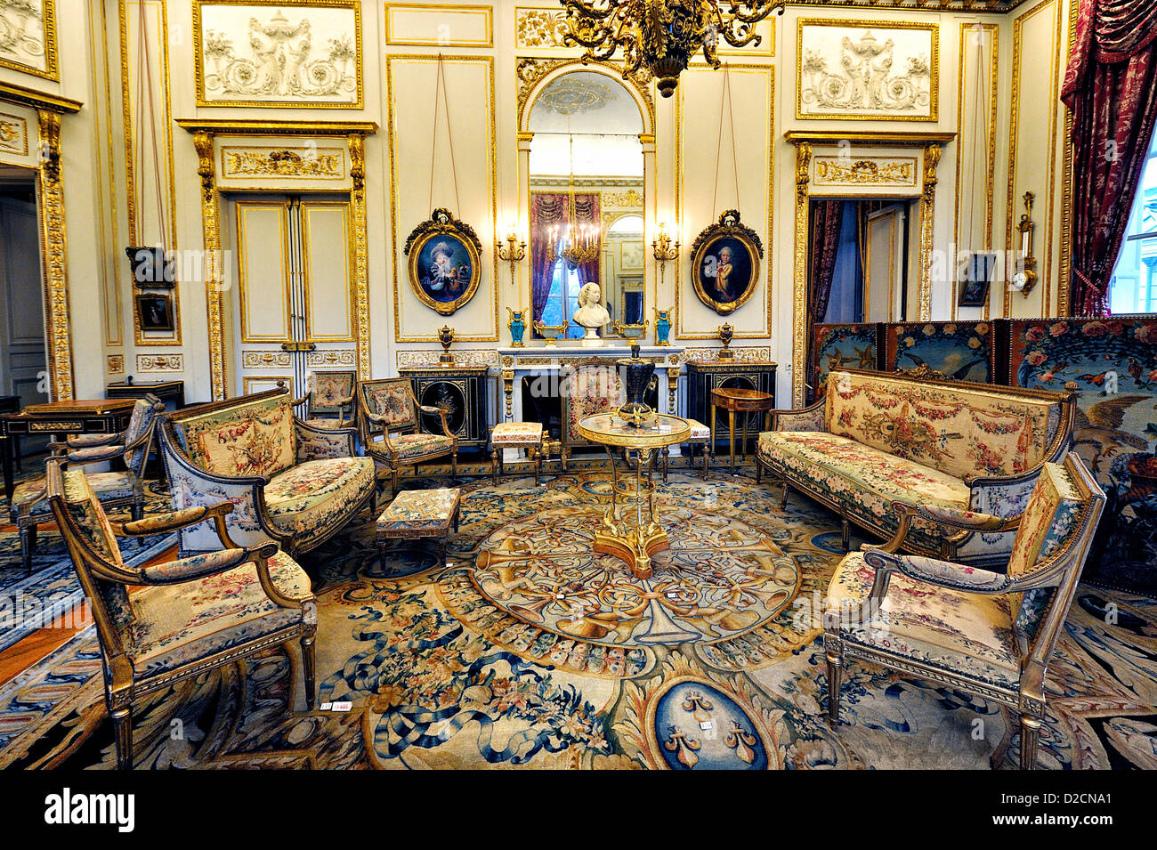 Nissim de Camondo Museum, Paris, Frankreich. Stockfoto