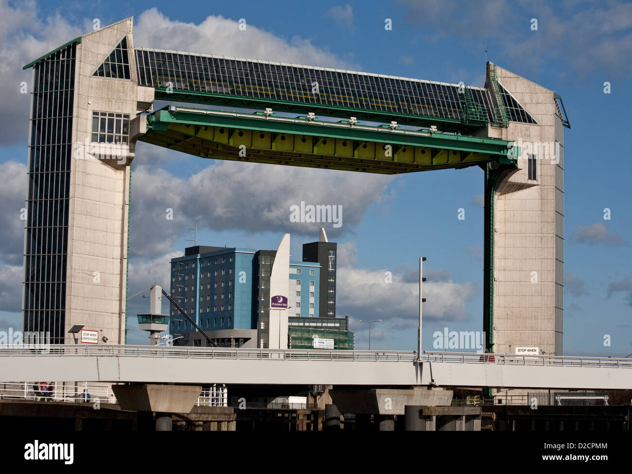 Gezeiten Barriere River Hull Kingston Upon Hull Stockfoto