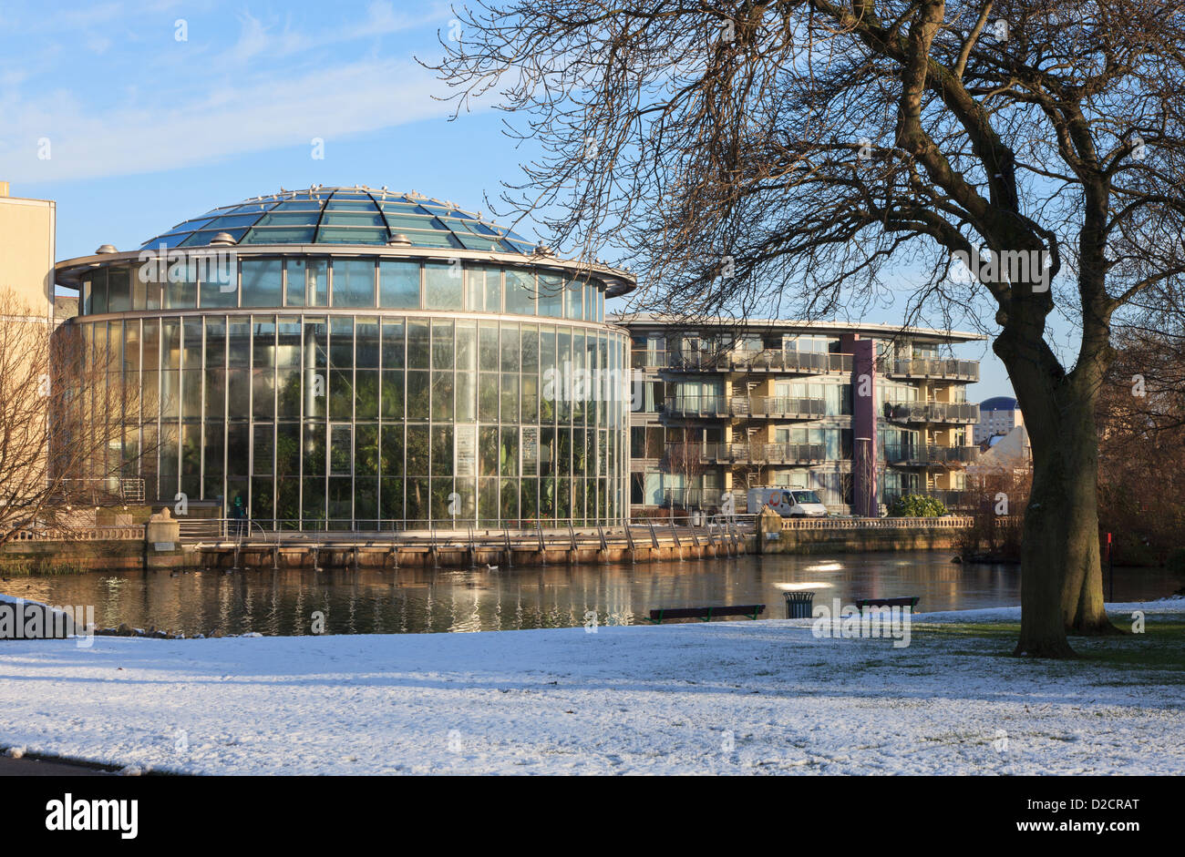 Wintergärten-Mowbray Park Sunderland-Nord-Ost England UK Stockfoto