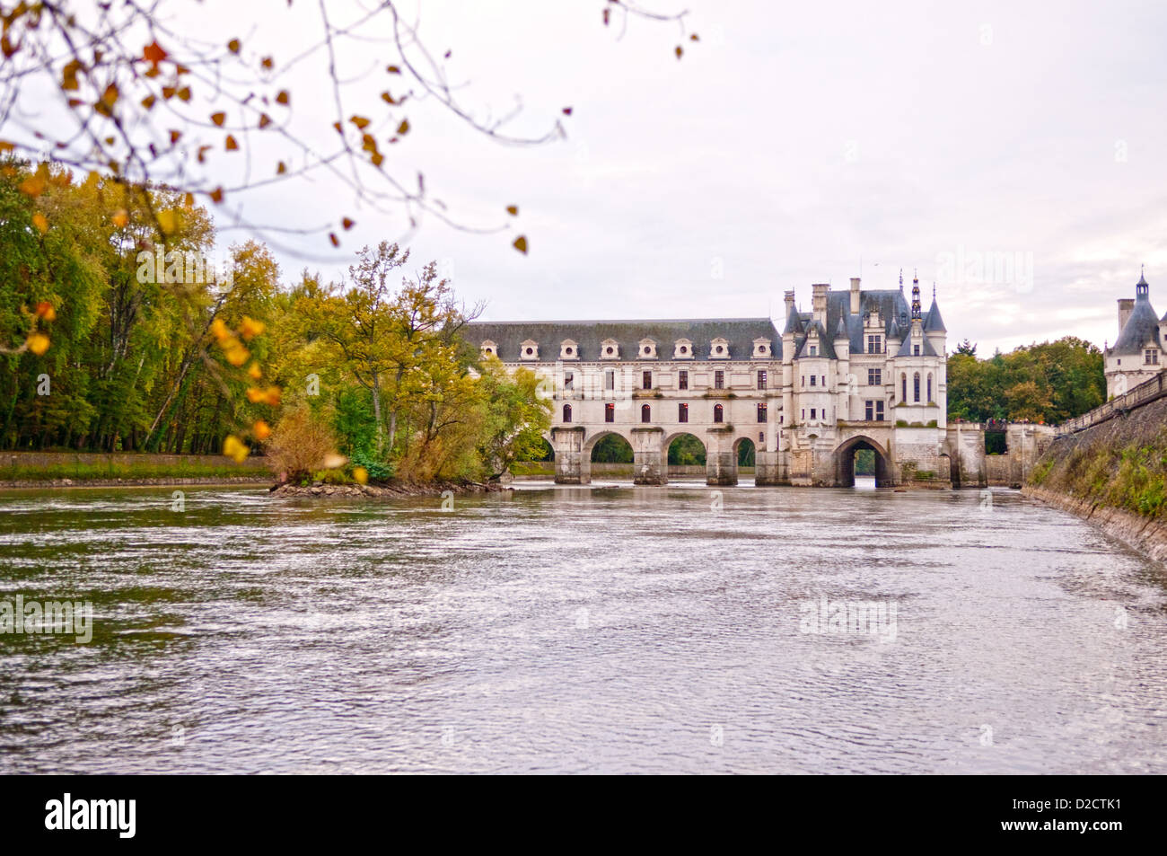Schloss Chenonceaux Stockfoto