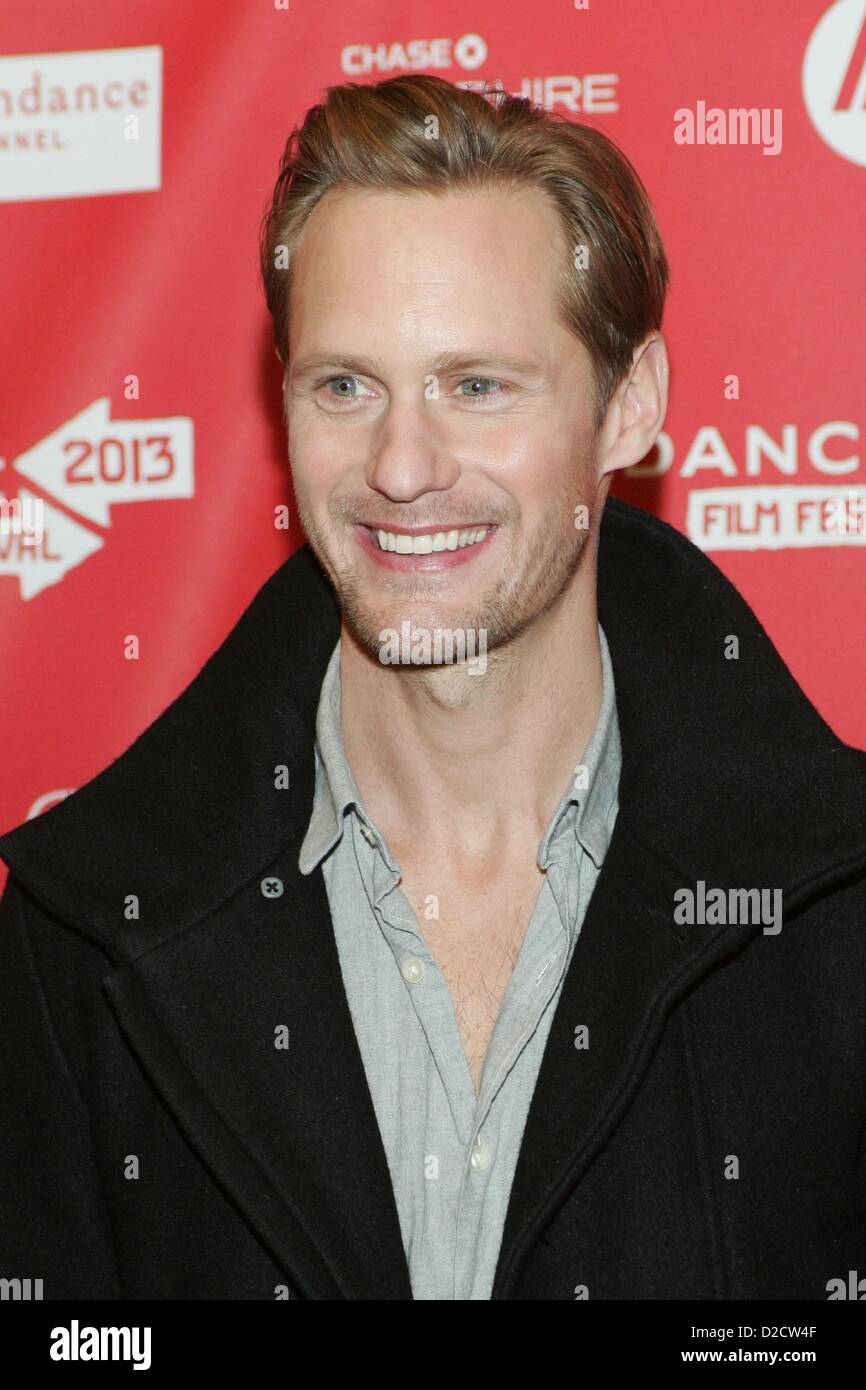 Alexander Skarsgaard Ankünfte Osten Premiere 2013 Sundance Film Festival Eccles Theatre Park City UT USA Januar 20 2013 Foto Stockfoto