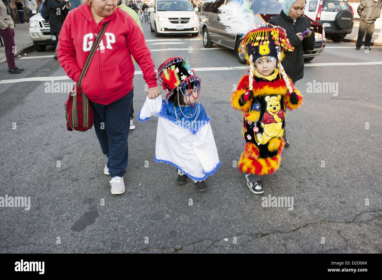Jährlich drei Könige-Day-Parade in Bushwick Stadtteil von Brooklyn, 2013. Stockfoto