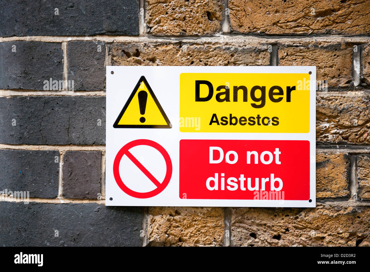 Warnschild 'Gefahr Asbest' – 300x400 Mm, Kunststoff, Schwarz/gelb