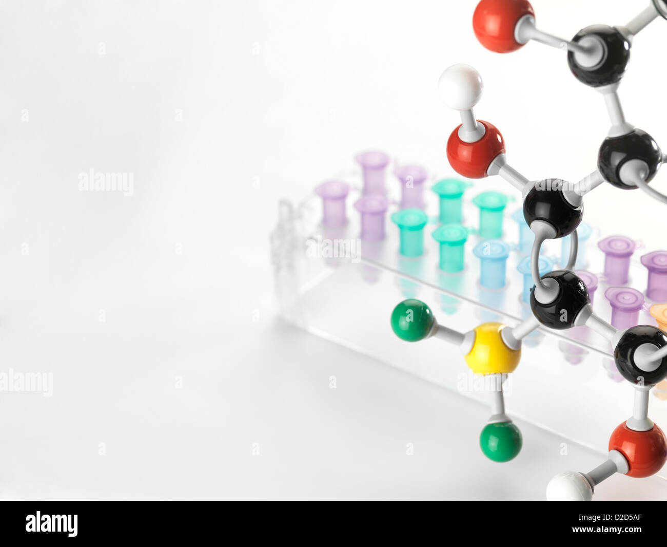 Chemische Forschung Konzeptbild Stockfoto