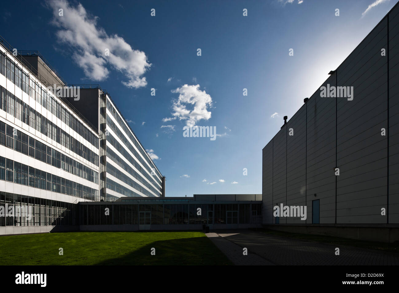 Van Nelle designfabrik, Rotterdam, Niederlande. Architekt: Wessel de Jonge Architekten, 2004. Teilweisen äußeren Höhe. Stockfoto