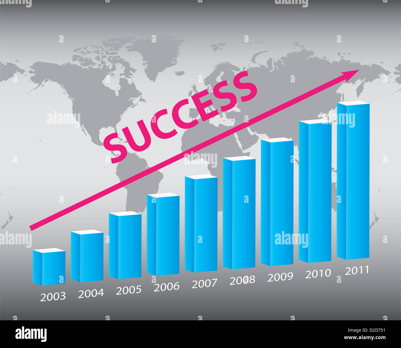 Farbe-Grafik Design und Business-Konzept Stockfoto