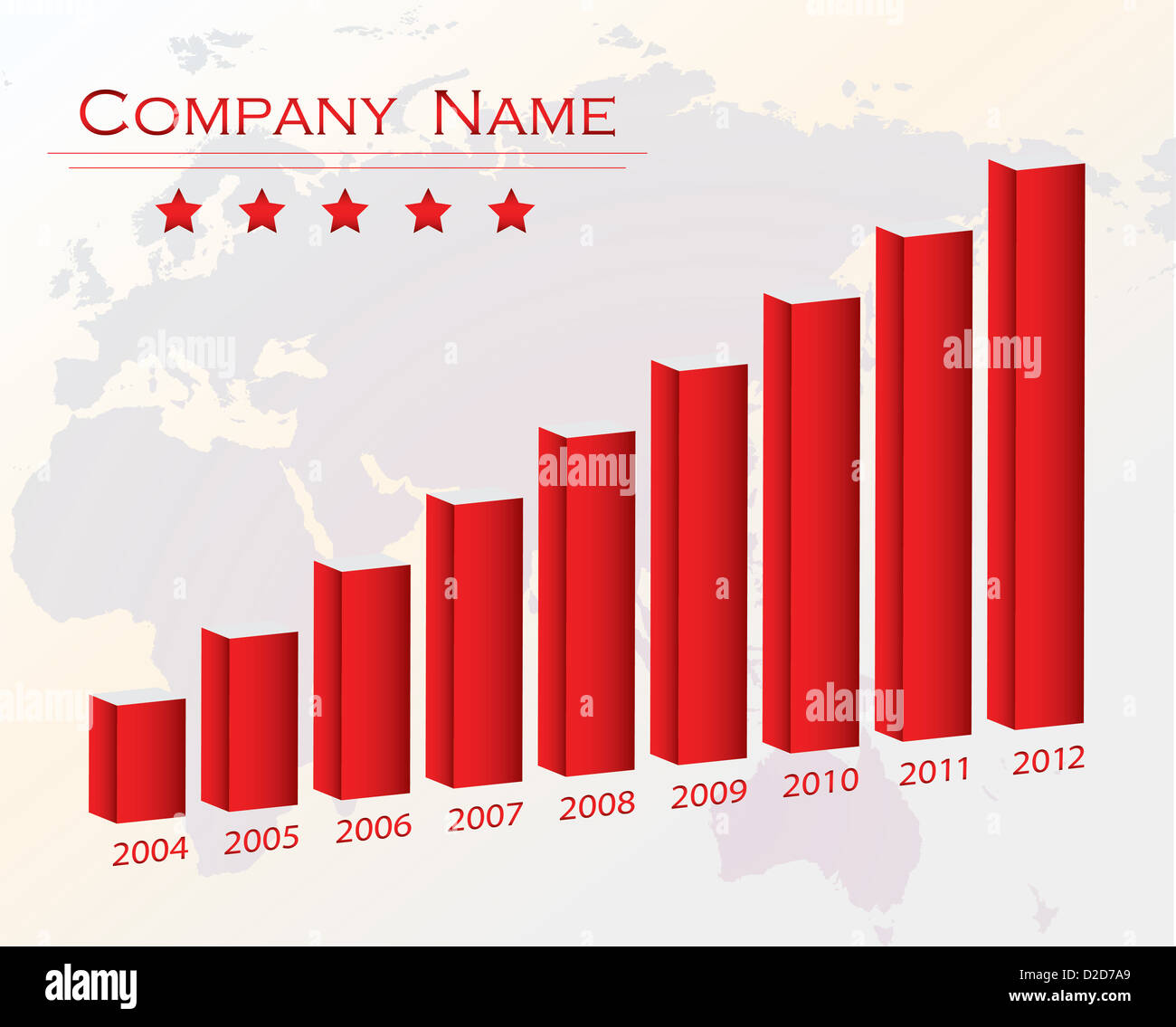 Farbe-Grafik Design und Business-Konzept Stockfoto