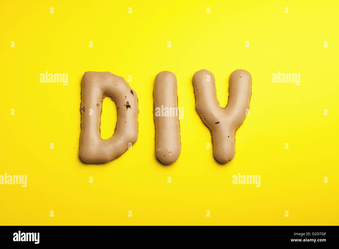 DIY in Russisch Brot Cookies Dinkel Stockfoto