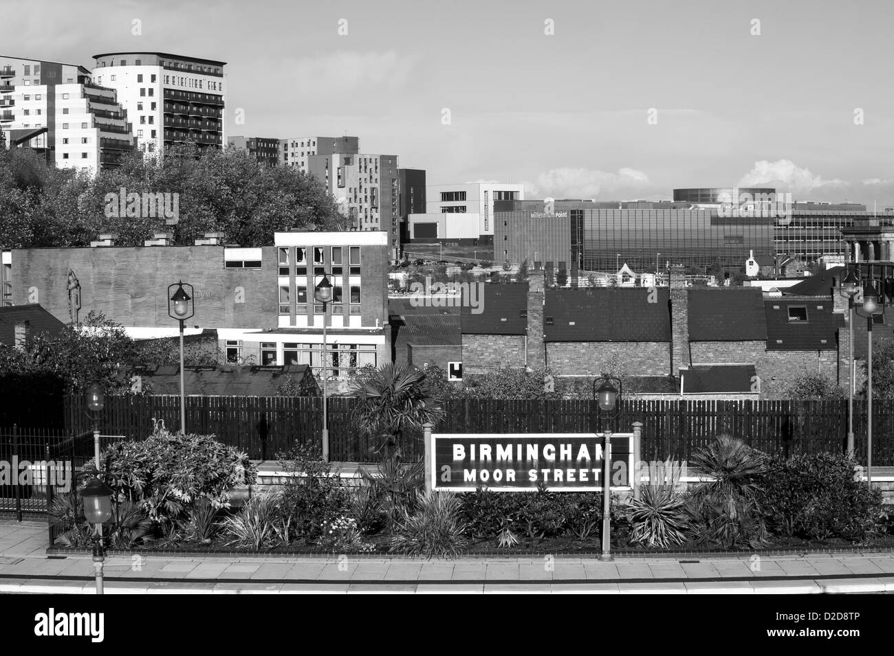 Moor Street Station zu Millennium Point, Birmingham, Großbritannien Stockfoto