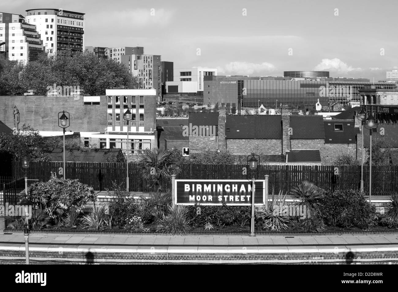 Moor Street Station zu Millennium Point, Birmingham, Großbritannien Stockfoto
