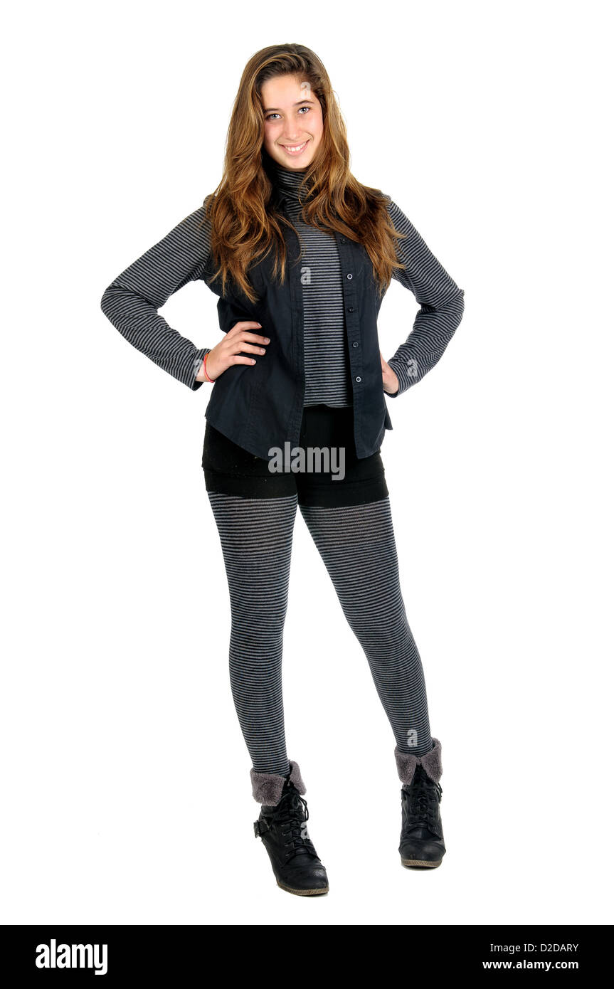 Junge teen mädchen Ausgeschnittene Stockfotos und -bilder - Alamy