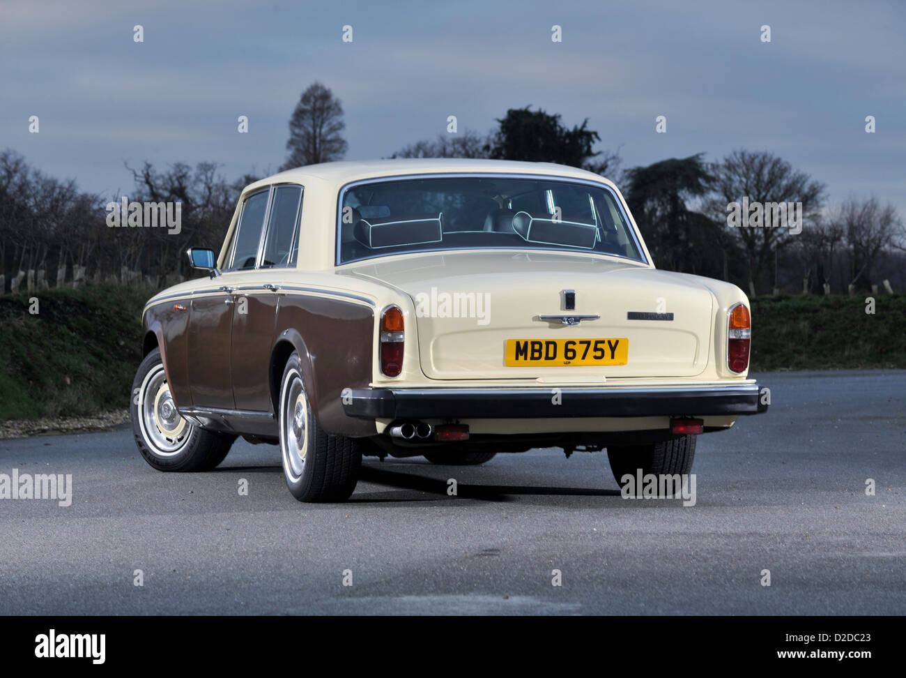 1978-Rolls Royce Silver Shadow II-klassische Luxus-Auto Stockfoto