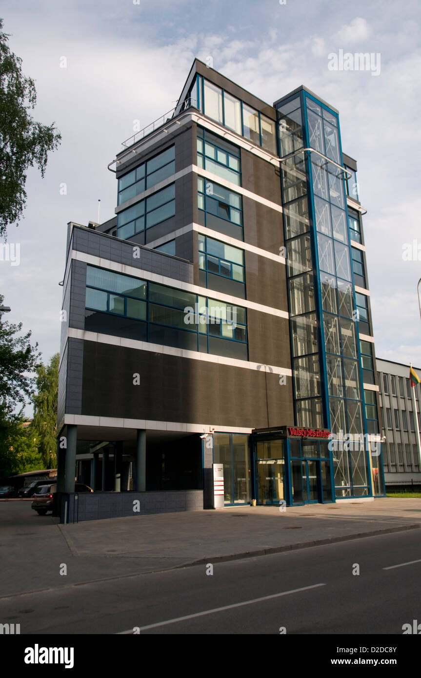 Valstybes-Zinios (Ministerium für innere Angelegenheiten der Republik Litauen und Dienst der staatlichen Grenzwache) Vilnius, Litauen Stockfoto