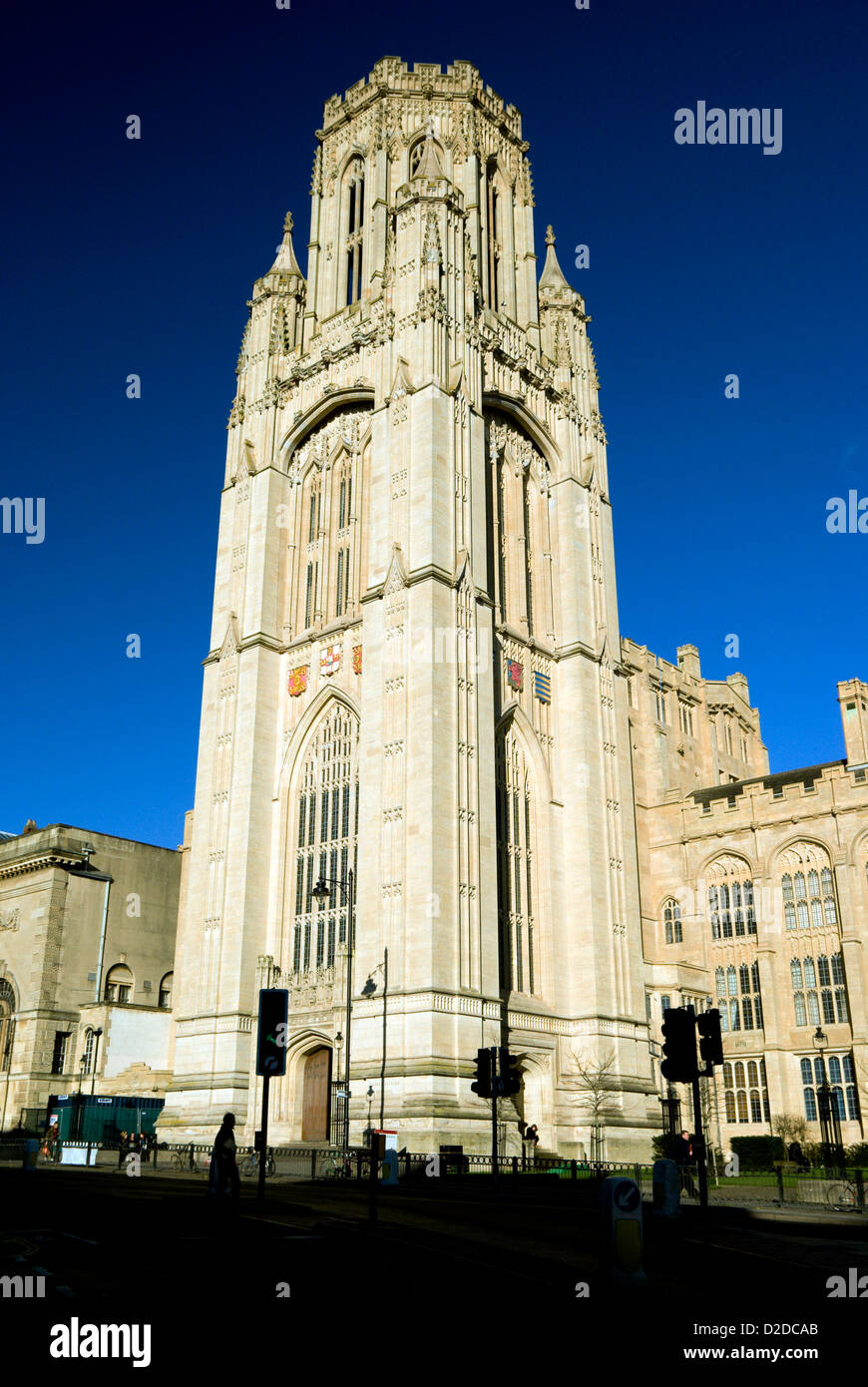 Wills Memorial Turm der Bristol University Park Street Bristol england Stockfoto