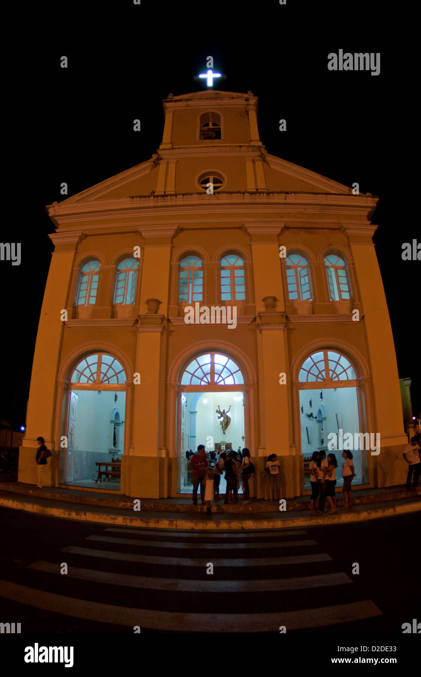 Historische Gebäude in der Stadt von Bragança. Pará Zustand, Nord-Brasilien Stockfoto