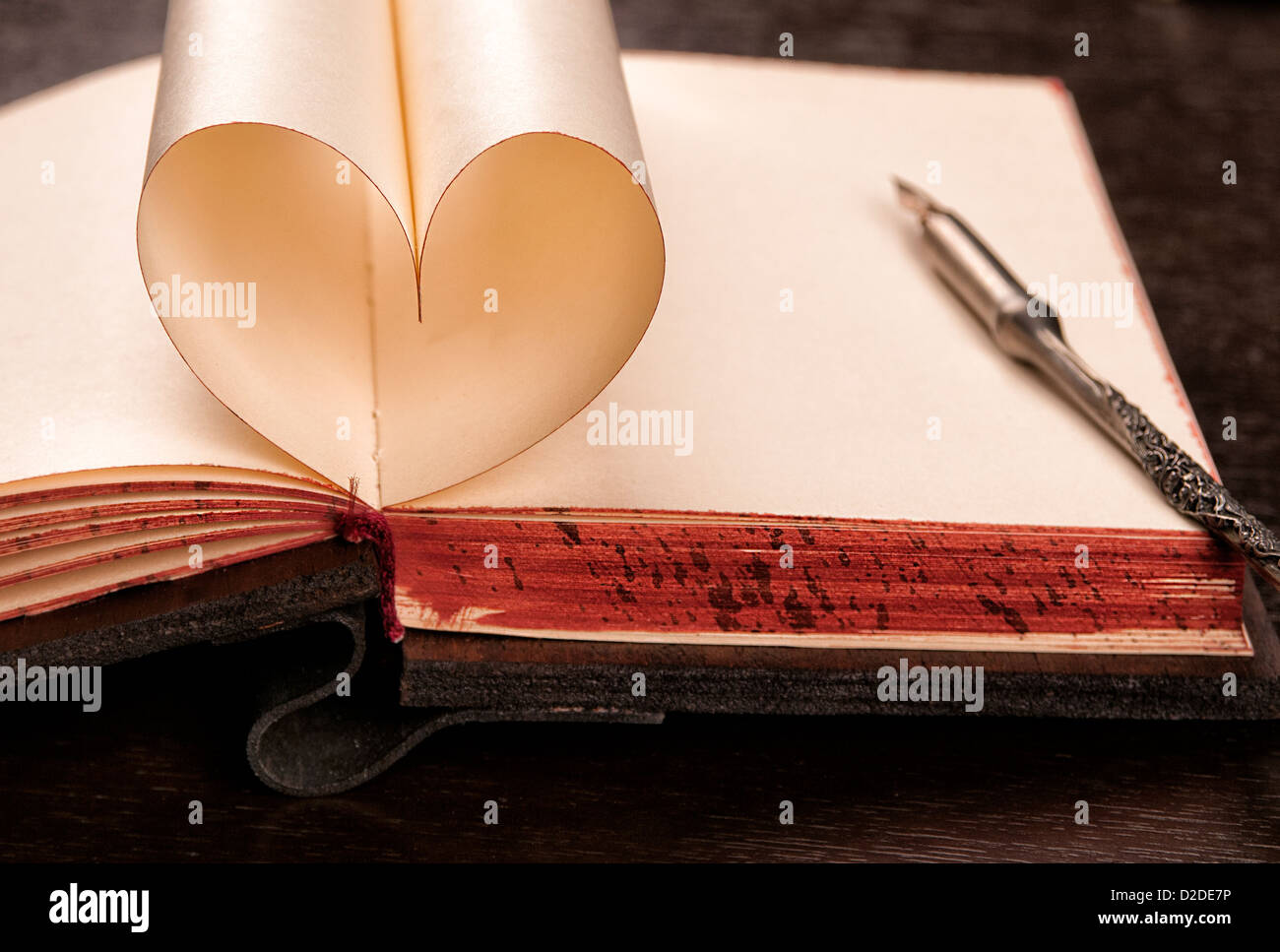 Liebesbrief Stockfoto